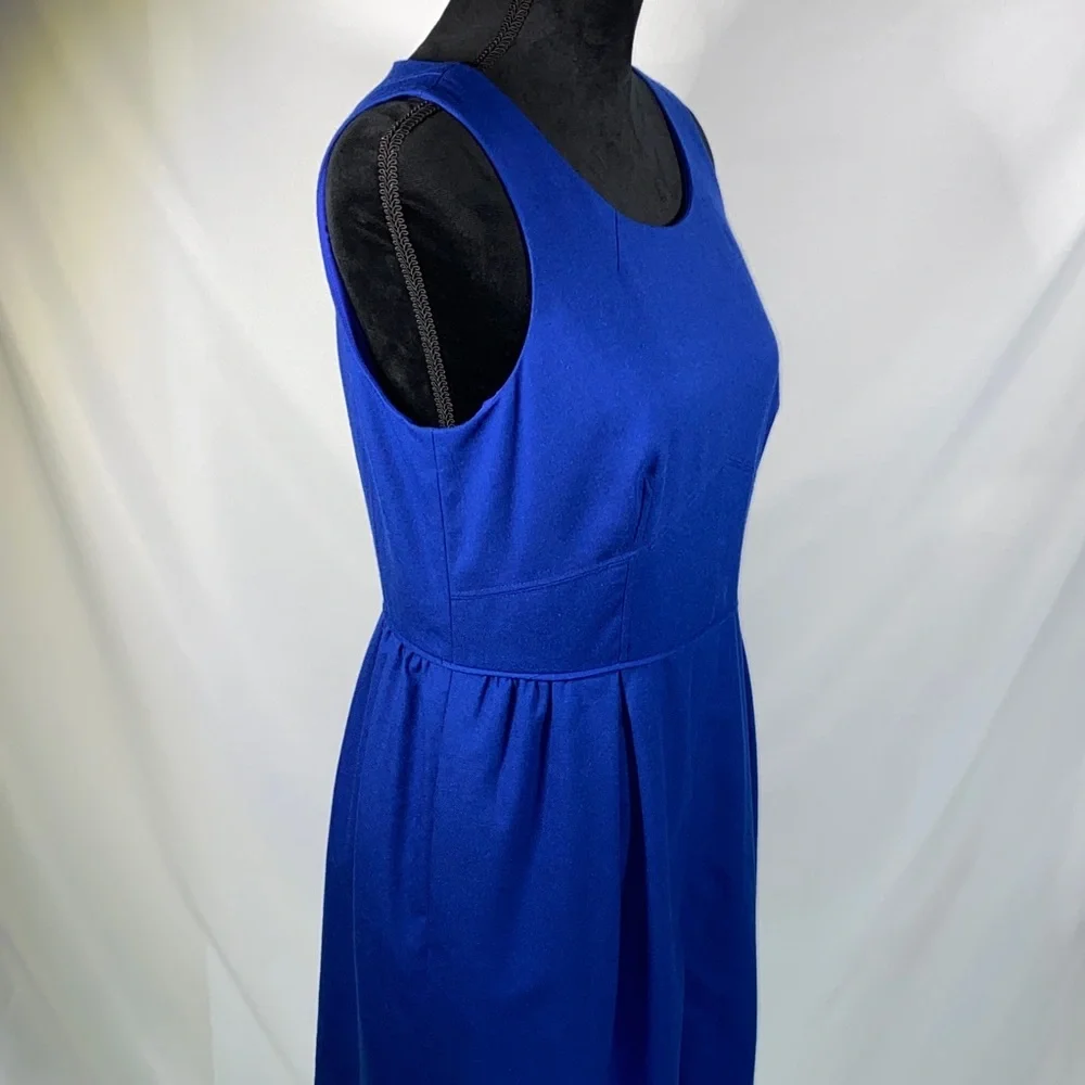 J. Crew Allie Dress Blue Sleeveless Size 8